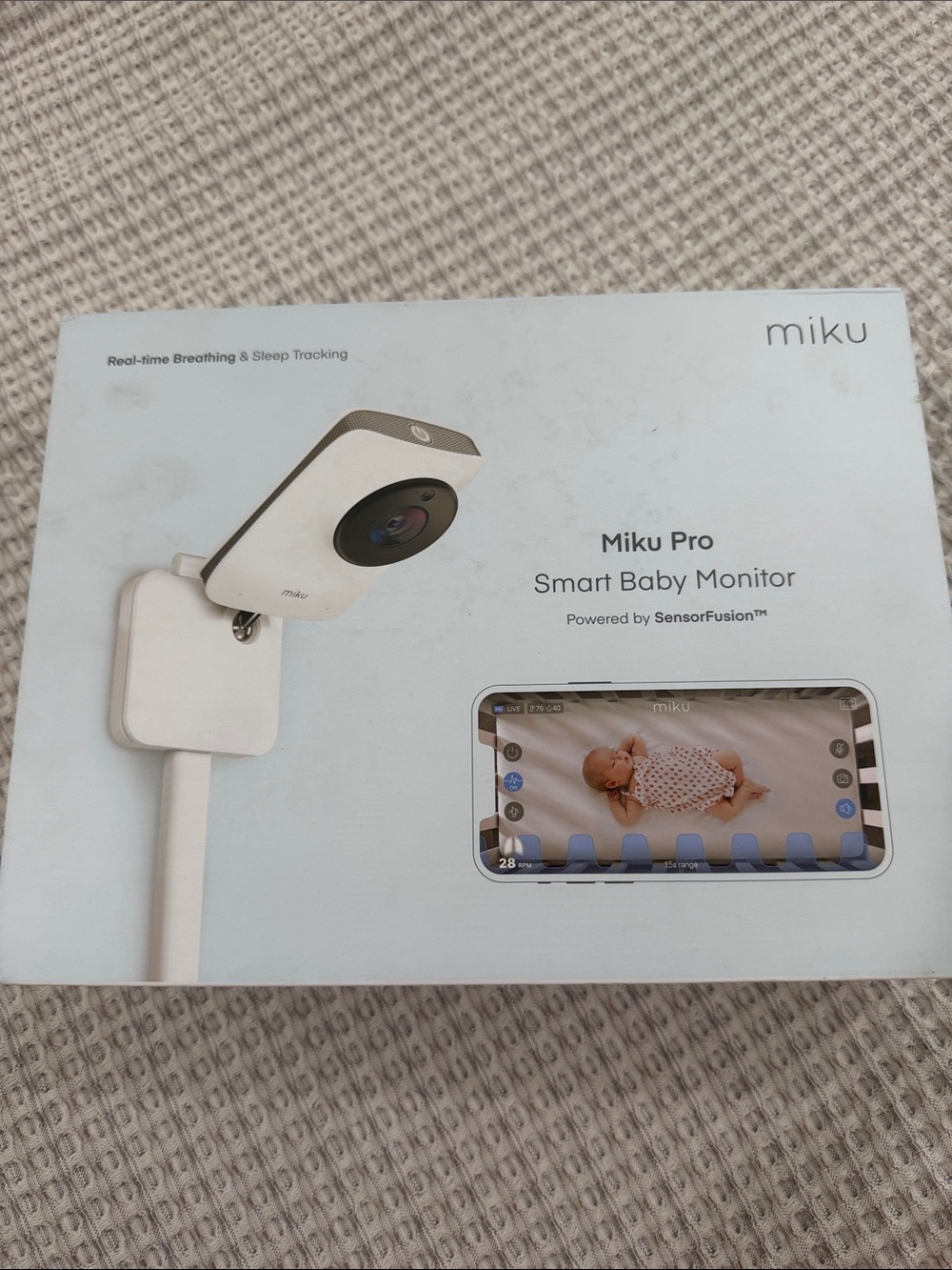 Miku Pro Smart Baby Monitor - White